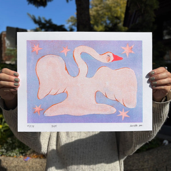 OIE DE SEPTEMBRE, 11" X 15" — by Lucille Audinet