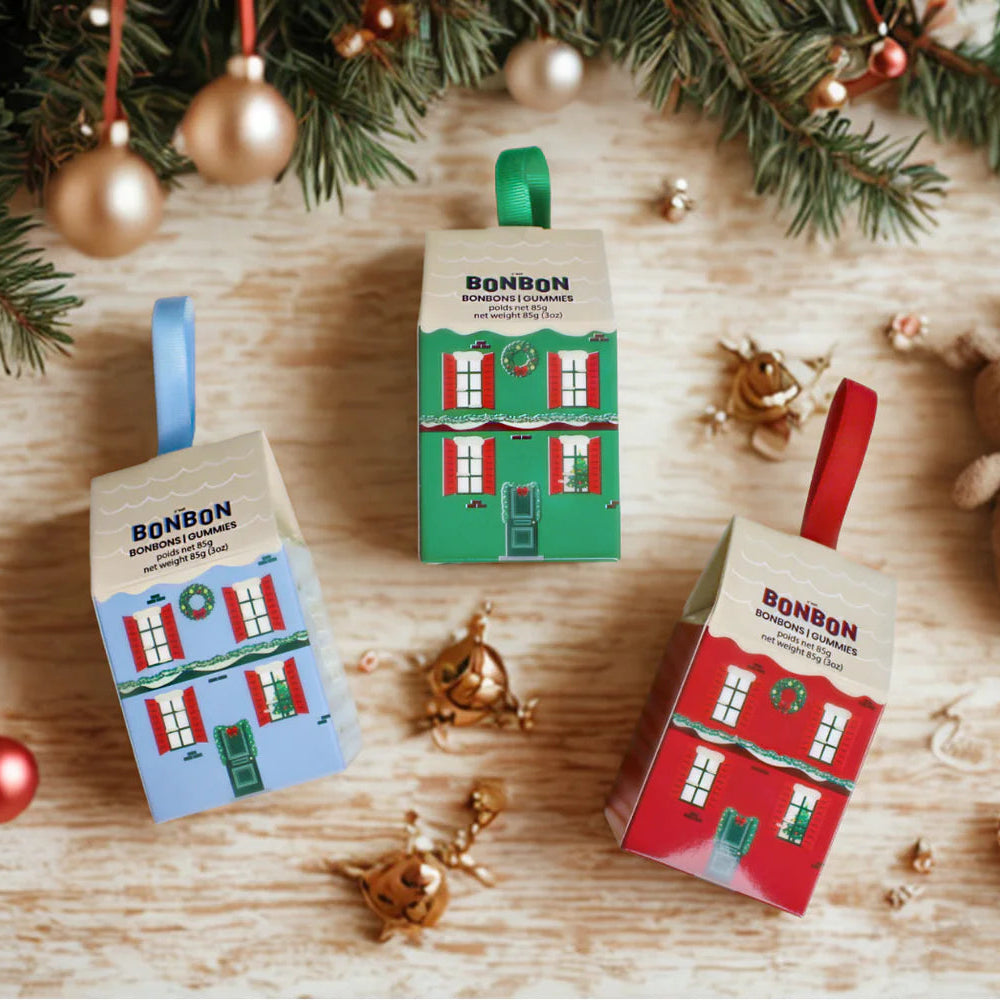 ORNEMENTS REMPLIES DE BONBONS - MAISON DE NOËL — par La boîte à bonbons