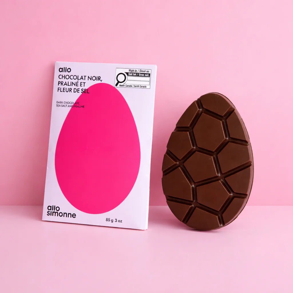 CHOCOLATE-FILLED BAR - Praline & Sea Salt — by Allo Simone