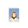RENARD CURIEUX MINI – Carte de vœux miniature