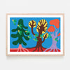PARAKEETS IN THE PARK - 21 x 29,7 cm (A4) — by Aysha Tengiz