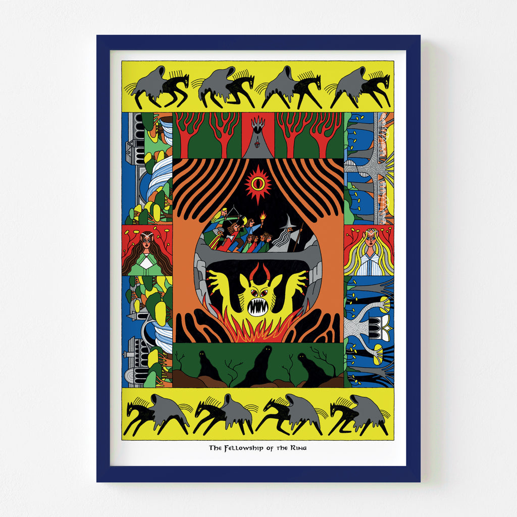 THE FELLOWSHIP OF THE RING - 21 x 29,7 cm (A4) — by Aysha Tengiz