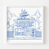 PIZZA PUNK ARENA “Le Rockweiller” - 12.5" x 12.5" — by Benoit Tardif