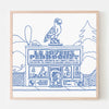 PIZZA PUNK ARENA “Le Joyeux Perroquet” - 12.5" x 12.5" — by Benoit Tardif