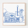 PIZZA PUNK ARENA “Texas Star” - 12.5" x 12.5" — by Benoit Tardif