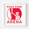 PIZZA PUNK ARENA “Parent Secours” - 12.5" x 12.5" — by Benoit Tardif