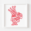 PIZZA PUNK ARENA “Rat Pizza” - 12.5" x 12.5" — by Benoit Tardif