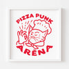 PIZZA PUNK ARENA « Chat Chef » - 12.5" x 12.5" — par Benoit Tardif