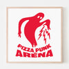 PIZZA PUNK ARENA “Fantôme” - 12.5" x 12.5" — by Benoit Tardif