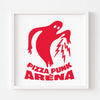 PIZZA PUNK ARENA “Fantôme” - 12.5" x 12.5" — by Benoit Tardif
