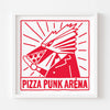 PIZZA PUNK ARENA “Roadrunner” - 12.5" x 12.5" — by Benoit Tardif