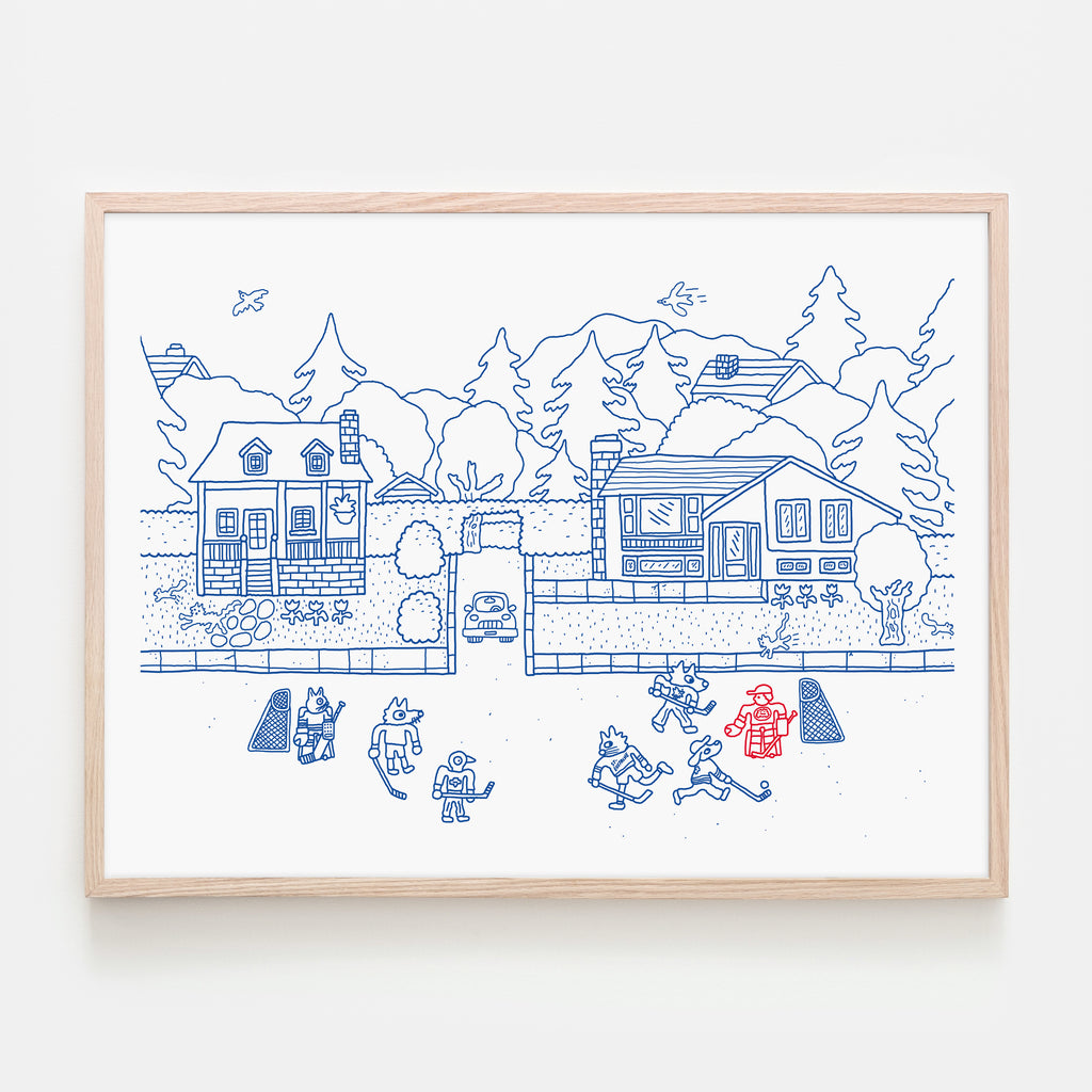 PIZZA PUNK ARENA “St-Eustache” - 24" x 18" — by Benoit Tardif