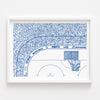 PIZZA PUNK ARENA “Forum 02” - 24" x 18" — by Benoit Tardif