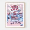“PIZZA PUNK ARÉNA” - 18" x 24" — by Benoit Tardif