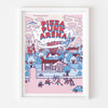 “PIZZA PUNK ARÉNA” - 18" x 24" — by Benoit Tardif