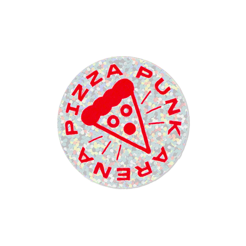 AUTOCOLLANT PIZZA PUNK ARENA « Pizza Face » – par Benoit Tardif