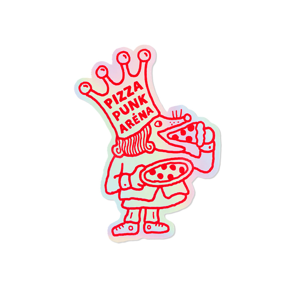 AUTOCOLLANT PIZZA PUNK ARENA « Rat Pizza » – par Benoit Tardif