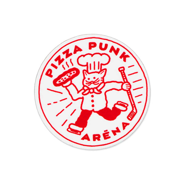 AUTOCOLLANT PIZZA PUNK ARENA « Chat Pizza » – par Benoit Tardif