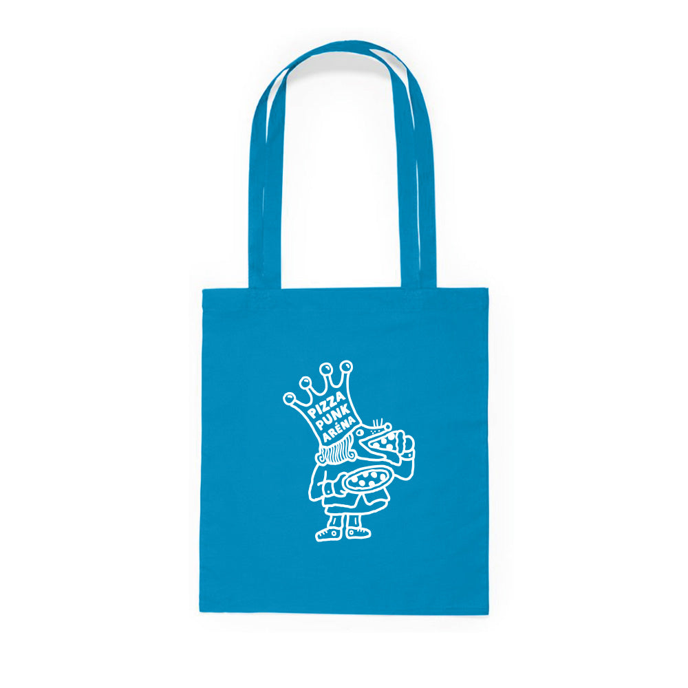 “PIZZA PUNK ARENA” TOTE BAG (Blue) – by Benoit Tardif