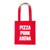 “PIZZA PUNK ARENA” TOTE BAG (Red) – by Benoit Tardif