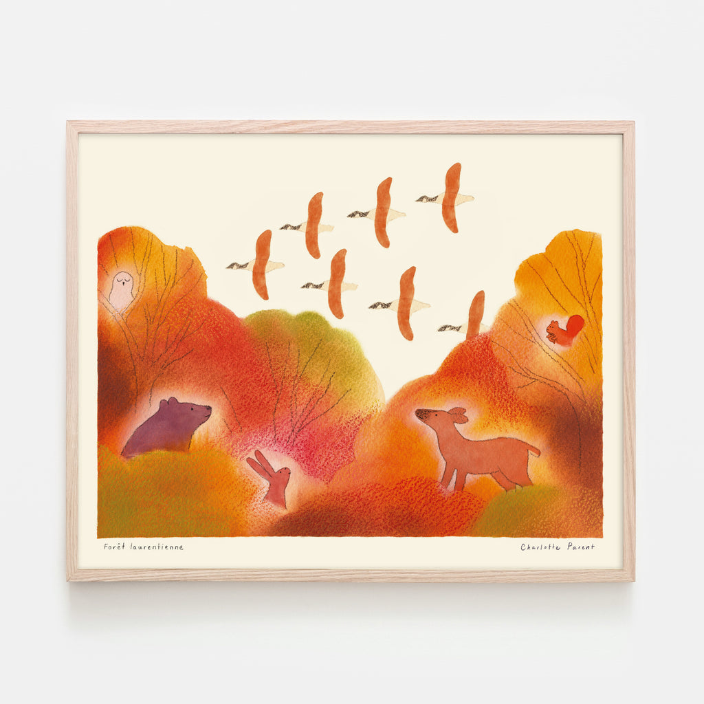 FORÊT LAURENTIENNE, 10" X 8" — by Charlotte Parent