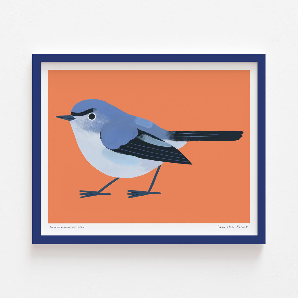 GOBEMOUCHERON GRIS-BLEU, 10" x 8" — by Charlotte Parent