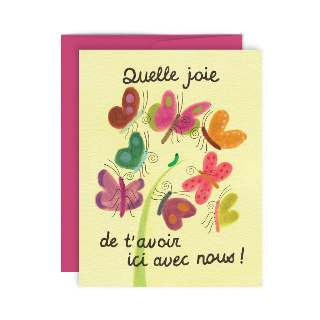 BÉBÉ CHENILLE – Carte de vœux