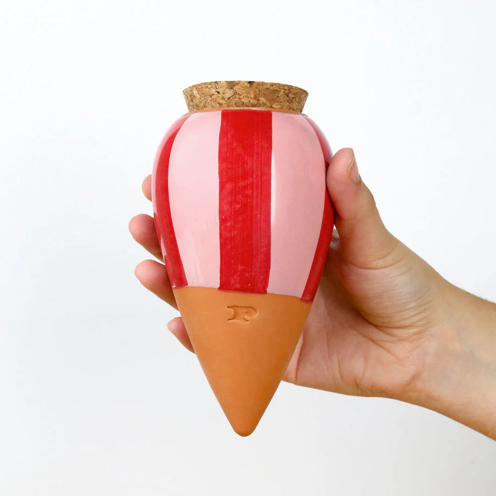 OLLA, Watering Spikes - Striped Red and Pink — by Pepin