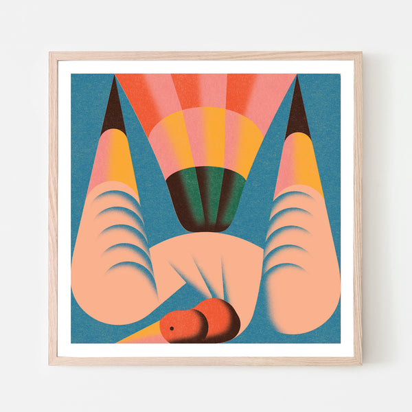 BIG BIRD - 12.5" x 12.5" — by Florian Gallou