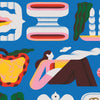 LAZY DAYS - 42 x 59,4 cm (A2) — by Florian Gallou