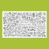 BIODÔME DE MONTRÉAL –  Giant Colouring Poster, 60 x 36" – by Francis Léveillée