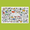 BIODÔME DE MONTRÉAL –  Giant Colouring Poster, 60 x 36" – by Francis Léveillée