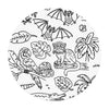 BIODÔME DE MONTRÉAL –  Giant Colouring Poster, 60 x 36" – by Francis Léveillée