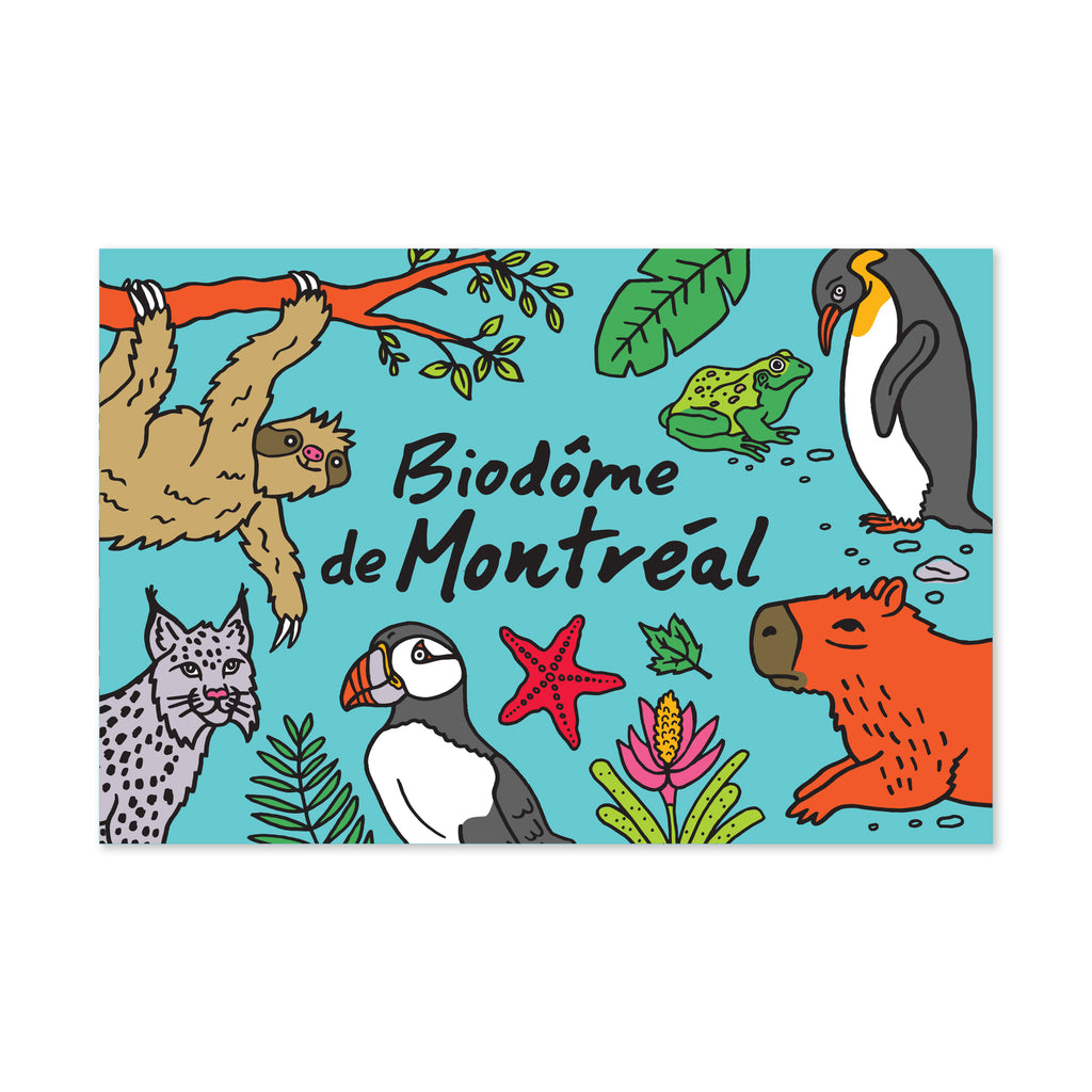 BIODÔME DE MONTRÉAL POSTCARD - 5 ECOSYSTEMS – Paperole