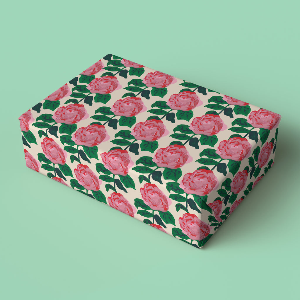 Rose Rapping Paper Design ROSES – Wrapping Paper – Paperole