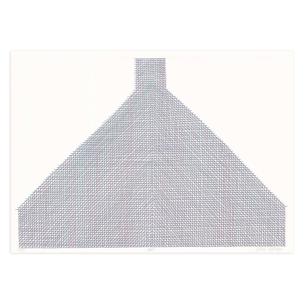 BRV – 70 x 50 cm (sérigraphie) — par Pierre Charpin