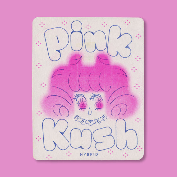 PINK KUSH, 5” X 6.5” — par Aless MC