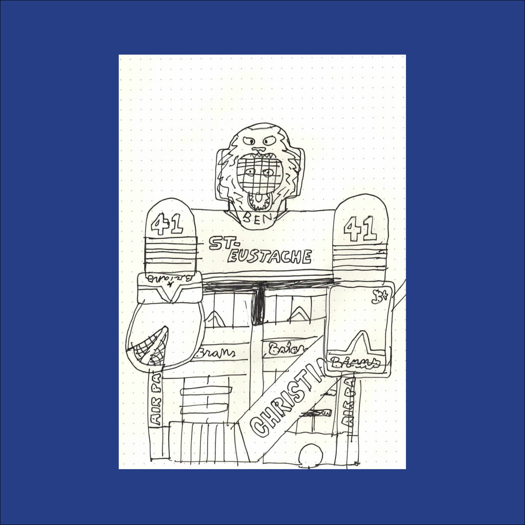 PIZZA PUNK ARÉNA, Sketch 15 (Dessin original) - 5,75" x 8,25" — par Benoit Tardif