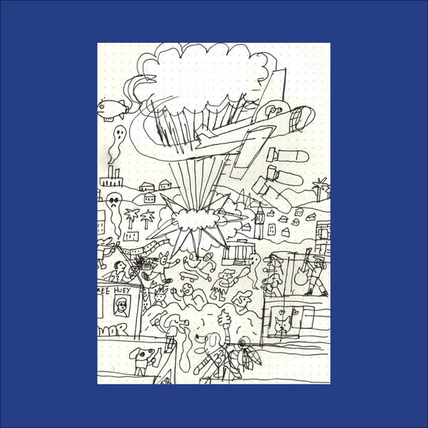 PIZZA PUNK ARÉNA, Sketch 01 (Dessin original) - 5,75" x 8,25" — par Benoit Tardif