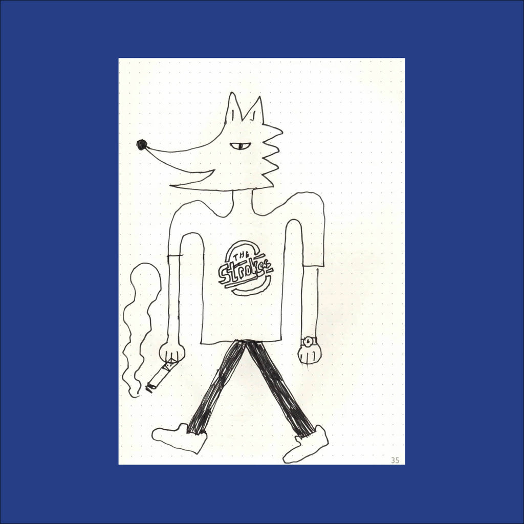 PIZZA PUNK ARÉNA, Sketch 20 (Original Drawing) - 5.75" x 8.25" — by Benoit Tardif