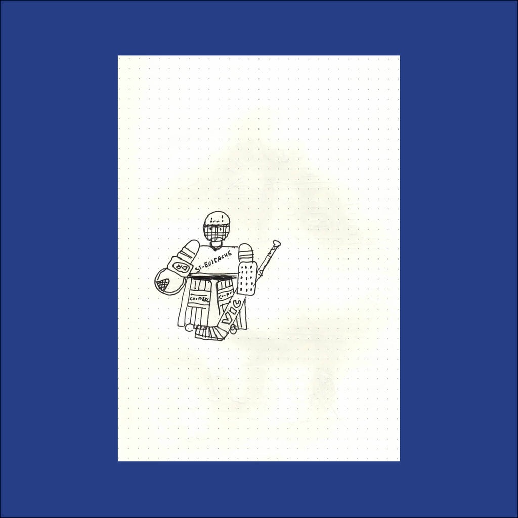 PIZZA PUNK ARÉNA, Sketch 26 (Original Drawing) - 5.75" x 8.25" — by Benoit Tardif