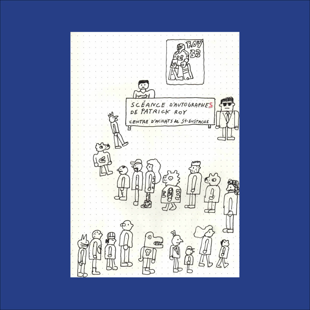 PIZZA PUNK ARÉNA, Sketch 28 (Original Drawing) - 5.75" x 8.25" — by Benoit Tardif