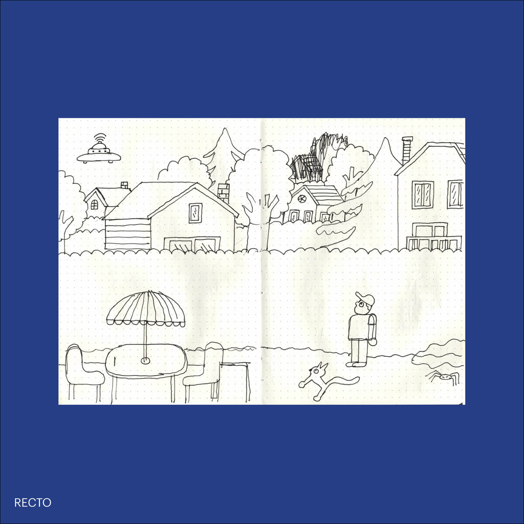 PIZZA PUNK ARÉNA, Sketch 37 (Original Drawing) - 11.75" x 8.25" — by Benoit Tardif