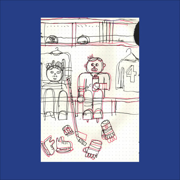 PIZZA PUNK ARÉNA, Sketch 04 (Dessin original) - 5,75" x 8,25" — par Benoit Tardif
