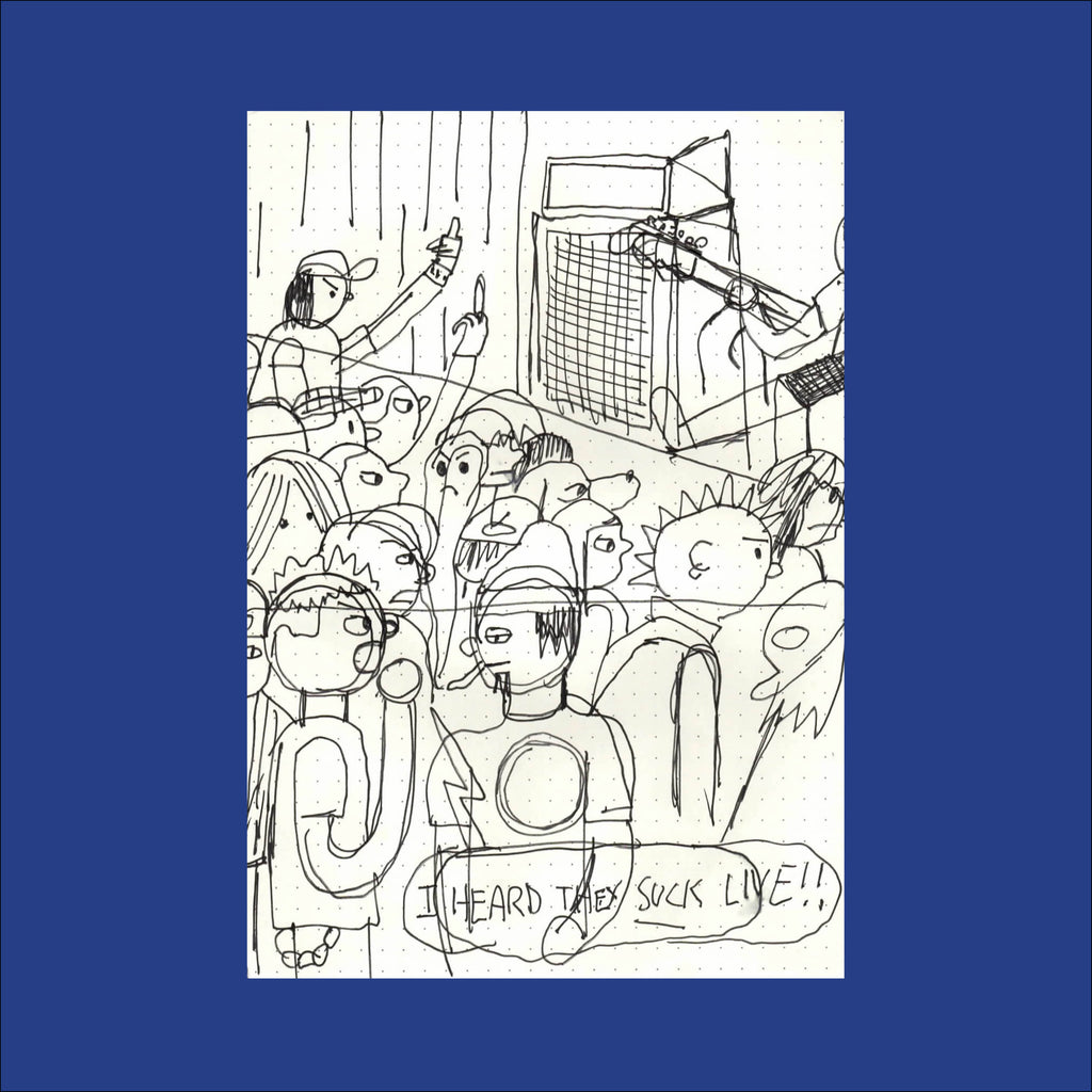 PIZZA PUNK ARÉNA, Sketch 08 (Original Drawing) - 5.75" x 8.25" — by Benoit Tardif