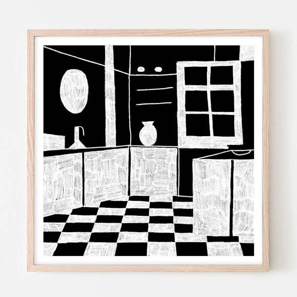 CUISINE OUVERTE - 12.5" x 12.5" — by Jeraume