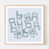 RAZZLE DAZZLE - 20" x 20" — by Jeraume