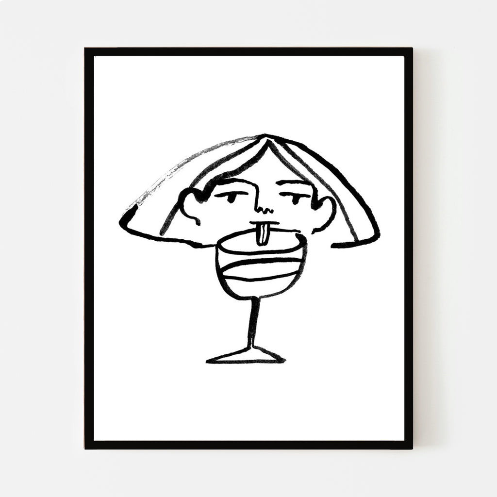 CHEERS, 8" x 10" — by Julia GR