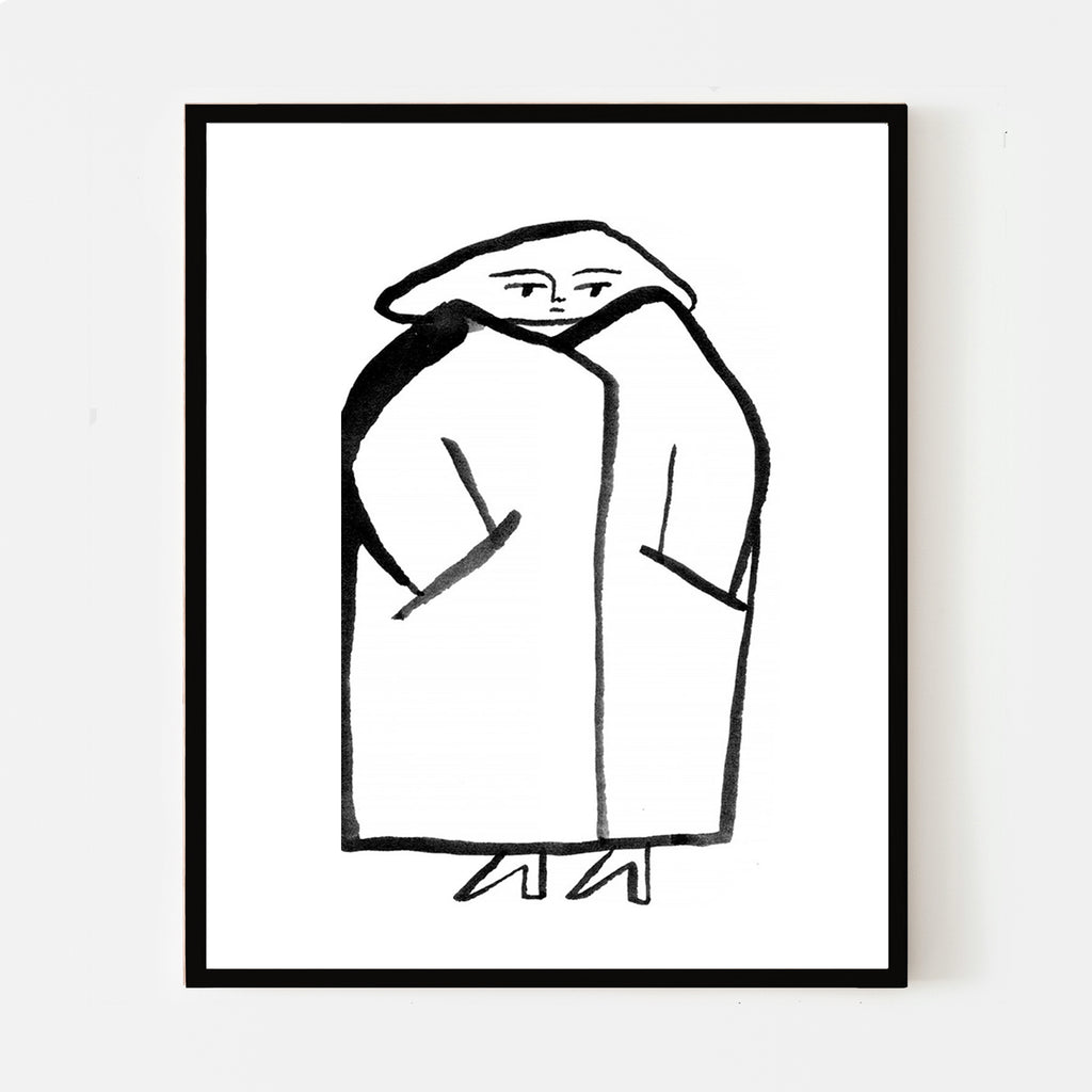 MANTEAUX MANTEAUX, 8" x 10" — by Julia GR