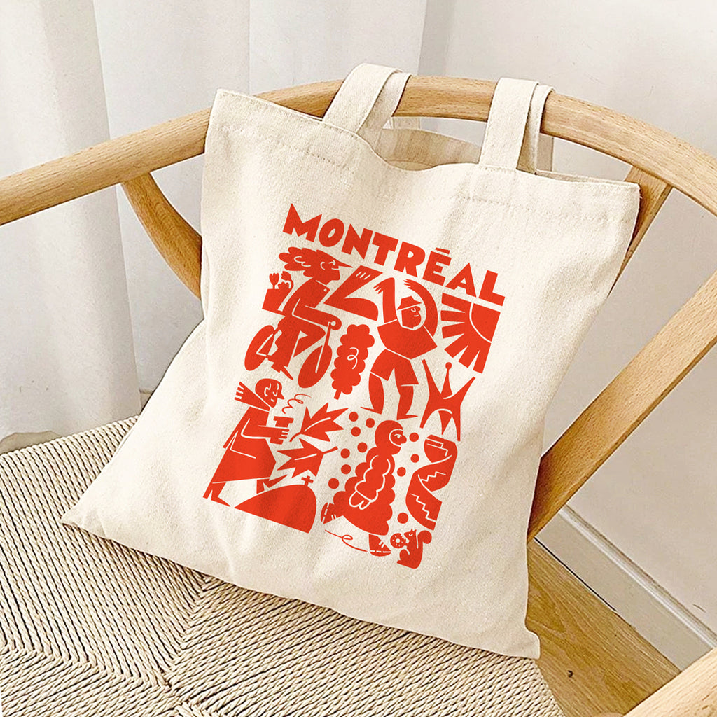 SAC FOURRE-TOUT MONTRÉAL « TEMPO » (plusieurs couleurs) – par Mathilde Filippi